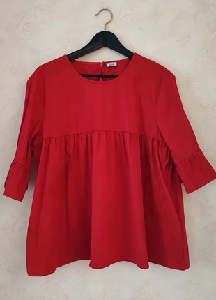 blouse rouge pimkie L 40 manches bouffantes, brand: Pimkie, condition: Very good, size: L / 40 / 12, €4.00, €4.90 includes Buyer Protection