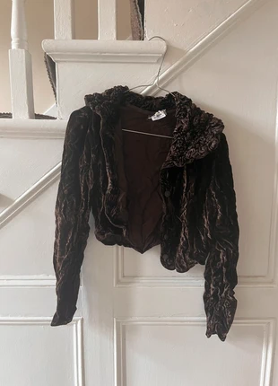 Brown velvet ghost jumper, brand: Ghost, condition: New without tags, size: S / 36 / 8, €15.00, €16.45 includes Buyer Protection