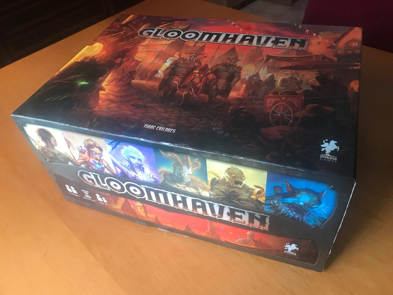 Gloomhaven - Kickstarter First Edition - 2017 + miniatures + wood organizer 1