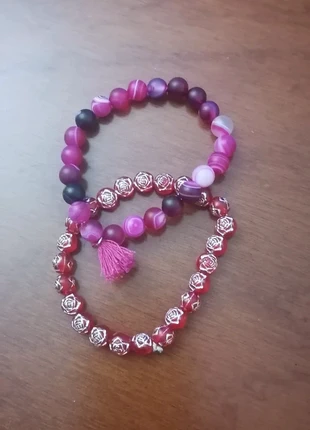 2 pulseiras rosa, merk: Local, staat: Goed, € 1,80, € 2,59 inclusief Kopersbescherming