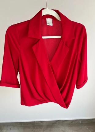 Camicia rossa s, marke: Rinascimento, zustand: Neu, größe: S / 36 / 8, 10,00 €, 11,20 € inklusive Vinted-Käuferschutz