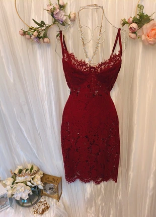 Burgundy Lace Bodycon Dress – Size M – New without Tags C0041, brand: NO LABEL, condition: New without tags, size: M / 10, £12.99, £14.34 includes Buyer Protection