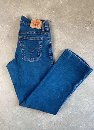 Jean Levi's Femme 550 Classic Relaxed Bootcut XS - 34FR coupe droite denim bleu patch brodé vintage, brand: Levi's, condizioni: Ottime, taglia: XS / IT 38 / EU 34, €22.50, €24.33 include la Protezione acquisti
