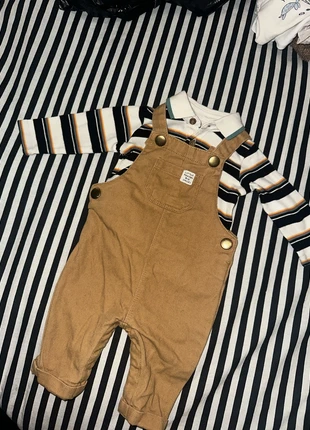Baby boy dungarees outfit, brand: Fred & Flo, condition: Very good, size: 1-3 months / 56 cm, £3.50, £4.08 includes Buyer Protection