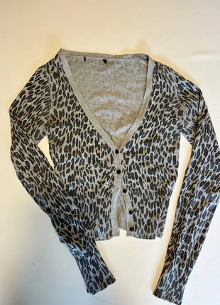 cardigan léopard gris, état: Satisfaisant, taille: S / 36 / 8, 2,00 €, 2,80 € Protection acheteurs incluse