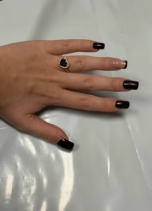 Anello regolabile cuore blu stainless steel, marque: S'Steel, état: Neuf sans étiquette, taille: Ajustable, 2,50 €, 3,33 € Protection acheteurs incluse