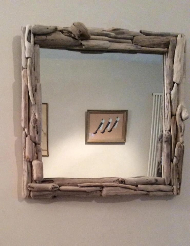 miroir en bois flotté
