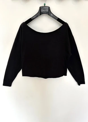 Pull noir Asos oversize, épaules dénudées | S, brand: ASOS, condition: Very good, size: S / 36 / 8, €6.90, €7.95 includes Buyer Protection