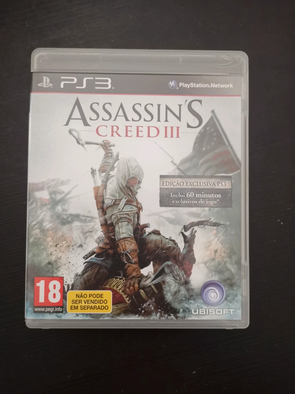 Jogo PS3 Assassins Creed III - Ubisoft