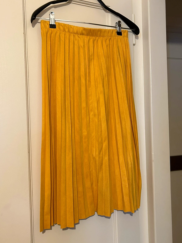 Jupe plissee moutarde Zara Taille M Vinted