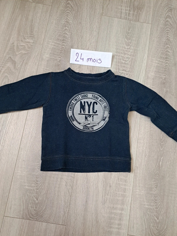 Sweat garçon 24 mois