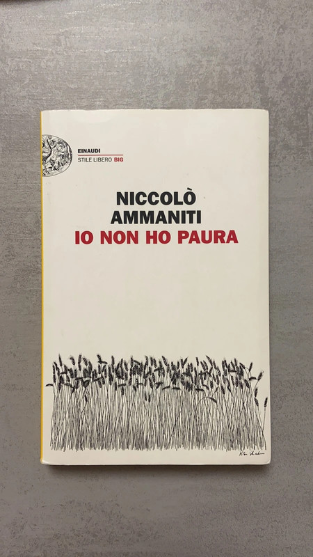 Libro “io non ho paura” di Niccolò Ammaniti