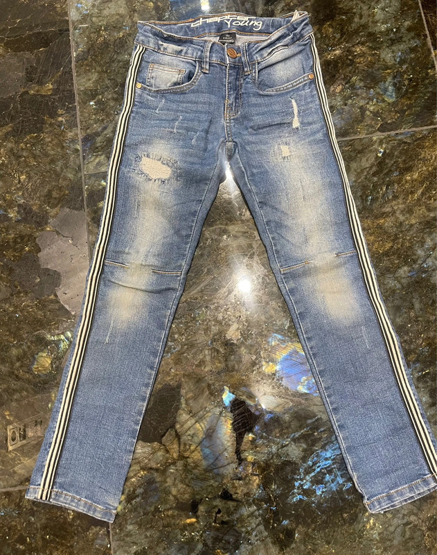 Jeans 140 Junge Flicken wie Neu 1