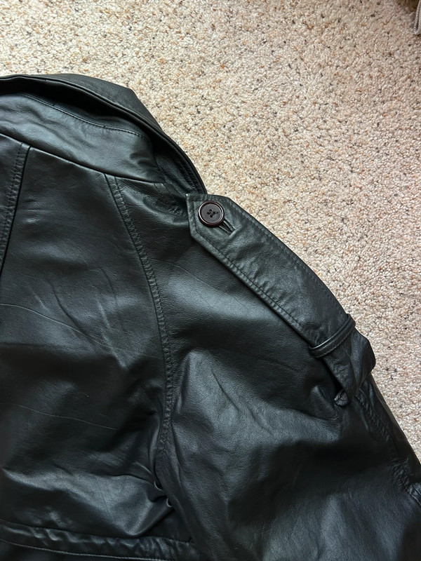 Vintage leather coat 5