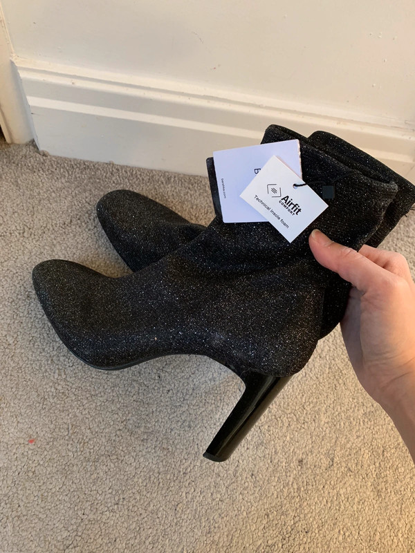 Bershka clearance glitter boots