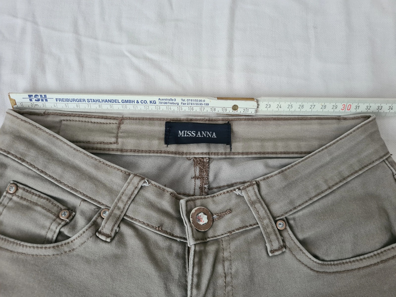 Pantalon gris/beige 4