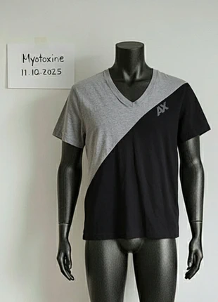 T-shirt bicolore – Gris & Noir – Taille L – Armani Exchange, brand: Armani, condition: Very good, size: L, €17.95, €19.55 includes Buyer Protection