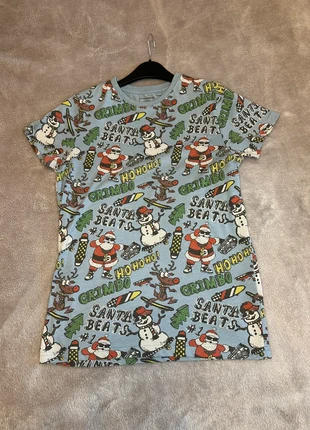 Next “Crimbo Santa Beats” Christmas T-Shirt – Age 11, brand: Next, condition: Good, size: 11 years / 146 cm, £3.00, £3.54 includes Buyer Protection