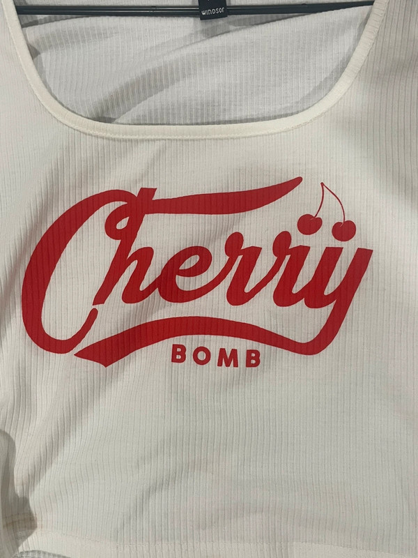 Cherry Bomb Crop Top 2