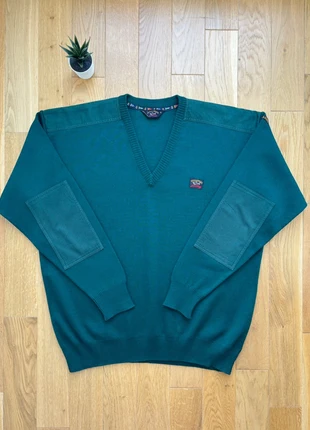 Pull col V Paul & Shark taille XL vert canard, marke: Paul & Shark, zustand: Gut, größe: XL, 35,00 €, 37,45 € inklusive Vinted-Käuferschutz