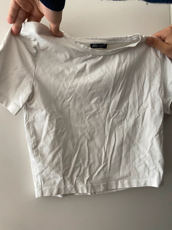 T-shirt branca zara 1