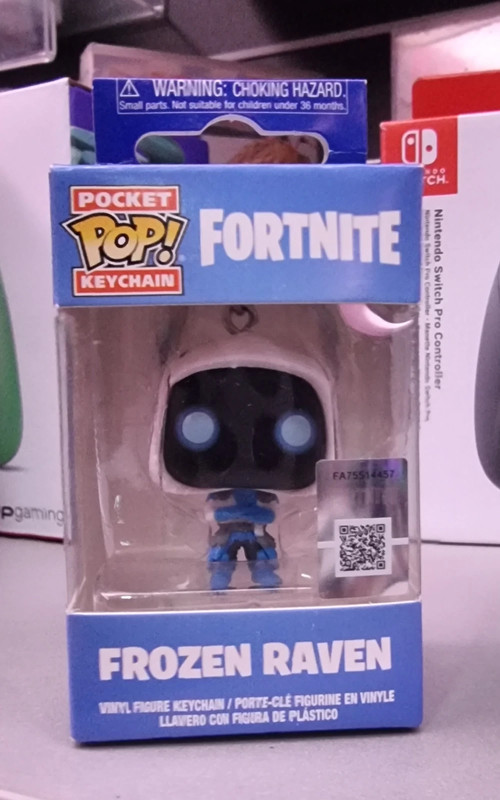 Portachiavi Funko Pop Fortnite Congelato Raven Nuovo Sigillato