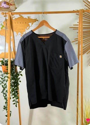 Tee-shirt Carhartt manches courtes noir/gris 55% Coton 45% Polyester Taille L, marque: Carhartt, état: Très bon état, taille: L, 19,90 €, 21,60 € Protection acheteurs (Pro) incluse