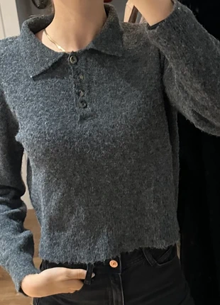 Grey light wool sweater, marque: Zara, état: Très bon état, taille: XS / 34 / 6, 8,00 €, 9,10 € Protection acheteurs incluse