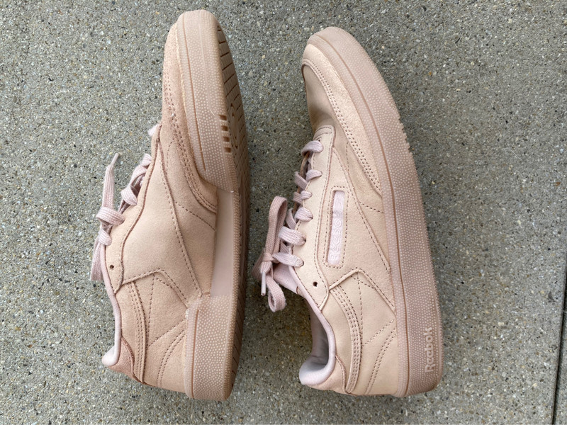 Baskets Reebok Club C rose poudre taille 38 Vinted