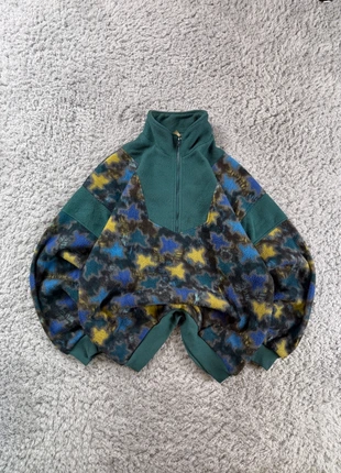 Colored Polar Fleece Vintage Abstract Retro Design, merk: Vintage Dressing, staat: Heel goed, maat: XL, € 29,95, € 32,15 inclusief Kopersbescherming