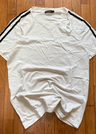 Maglietta Vintage BerryDenim BIANCA con strisce nere - XL, brand: Vintage Dressing, condizioni: Ottime, taglia: XL, €9.00, €10.15 include la Protezione acquisti