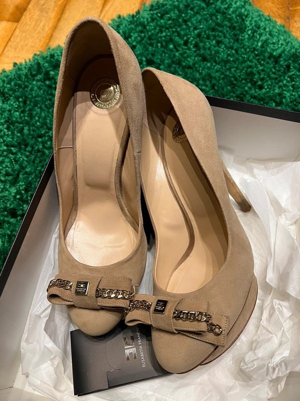 Tacchi beige Elisabetta Franchi 1