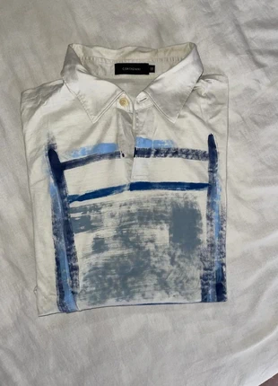 Polo uomo Cortigiani – bianca e azzurra manica lunga taglia 56 (XXXL), marke: Cortigiani, zustand: Sehr gut, größe: XXXL, 4,50 €, 5,43 € inklusive Vinted-Käuferschutz