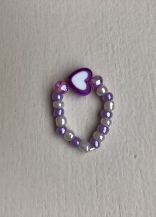 Bague violette fait main , marque: Fait Main, état: Neuf sans étiquette, taille: Ajustable, 1,00 €, 1,75 € Protection acheteurs incluse