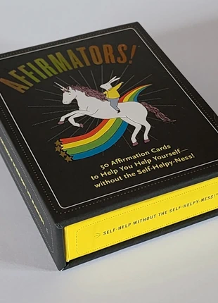 Knock Knock Affirmators! Affirmation Cards Deck, estado: Novo sem etiquetas, €9.50, €10.68 inclui Proteção do Comprador