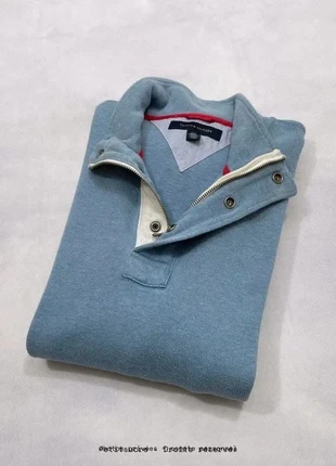 Pull Demi zip Tommy Hilfiger Bleu Homme 100% Coton Half zip Sweatshirt - Taille L /1185B, marke: Tommy Hilfiger, zustand: Gut, größe: L, 14,90 €, 16,35 € beinhaltet Vinted-Käuferschutz Pro