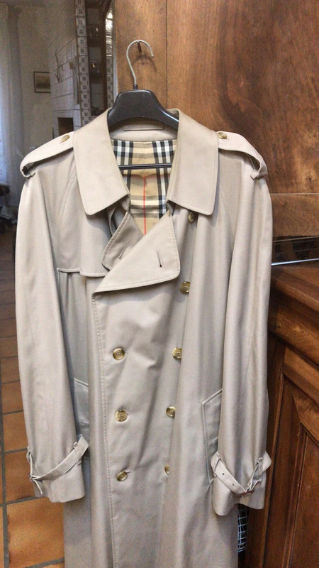 Impermeable burberry homme vintage hotsell