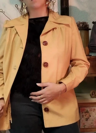 Blazer camel Smalls – 100% coton – taille 34/36 – lumineux & structuré, brand: Vintage Dressing, condition: Very good, size: S / 36 / 8, €8.00, €9.10 includes Buyer Protection Pro