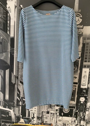 Abito a righe Emma, merk: Emma, staat: Nieuw zonder prijskaartje, maat: L / 40 / 12, € 20,00, € 21,70 inclusief Kopersbescherming