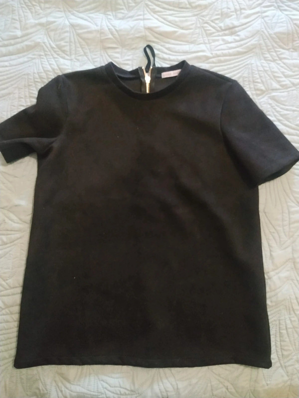 Black shirt Zara, comprida com fecho atrás 1