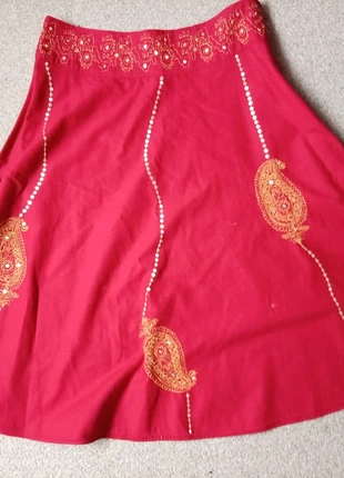 Dorothy perkins y2k cotton gold paisley Boho skirt size 8, brand: Dorothy Perkins, condition: Good, size: S / 8, £4.00, £4.90 includes Buyer Protection