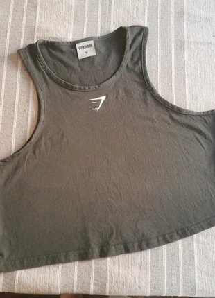 Top Gymshark vert M, marque: Gymshark, état: Très bon état, taille: M / 38 / 10, 8,00 €, 9,10 € Protection acheteurs incluse