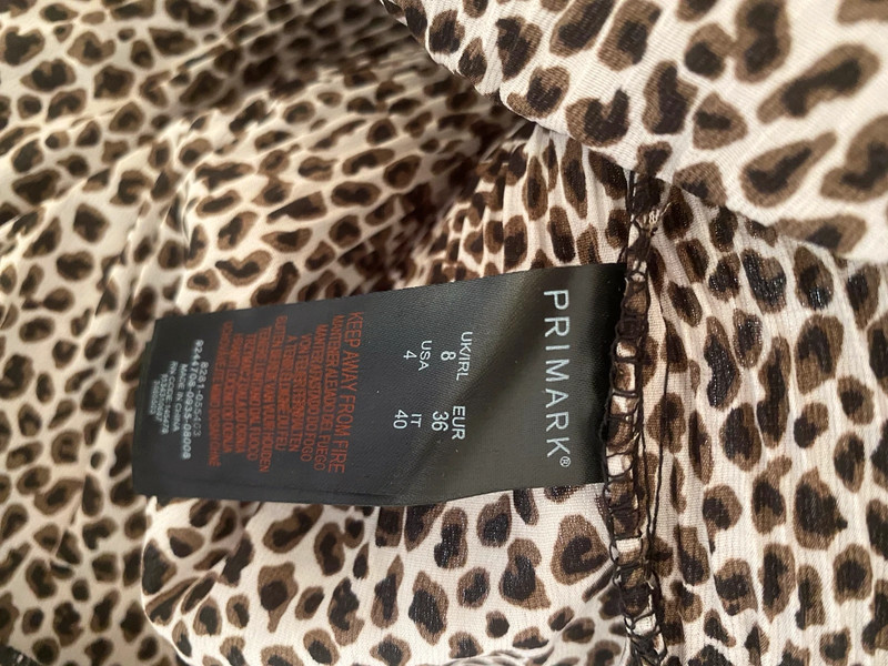 Primark leopard shop dress