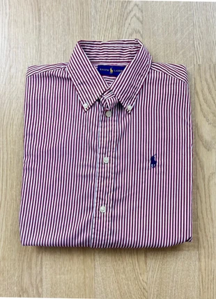 Chemise Ralph Lauren à rayures rouge et blanche homme taille S, brand: Ralph Lauren, condizioni: Ottime, taglia: S, €30.00, €32.20 include la Protezione acquisti