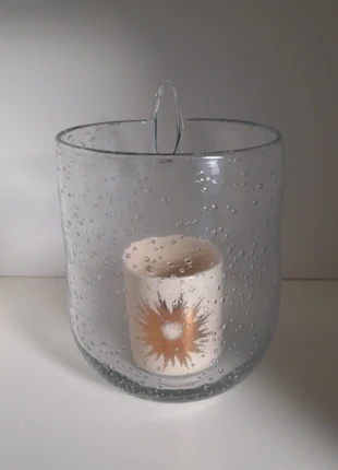 Vase a suspendre verre boules d'air, marca: Interstil, estado: Como novo, €13.00, €14.35 inclui Proteção do Comprador
