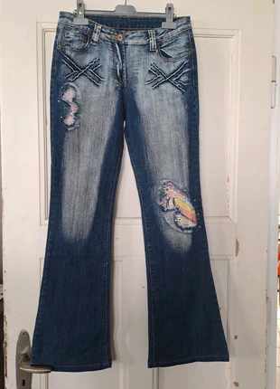 Jean femme , taille 40, estado: Muy bueno, tamaño: L / 40 / 12, 6,00 €, 7,00 € Protección al comprador incluida