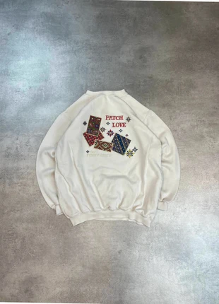 Sweat USA crème imprimé graphique Vintage, brand: Vintage Dressing, condition: Good, size: S / 36 / 8, €16.00, €17.50 includes Buyer Protection Pro