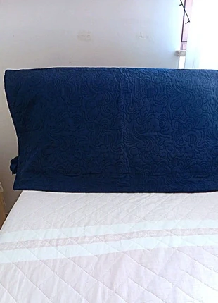 Set 2 Cuscini per testata letto in tessuto d’arredo damascato blu - Artigianali, marca: Lavorazione Artigiana, estado: Muito bom, tamanho: Outro, €40.00, €42.70 inclui Proteção do Comprador