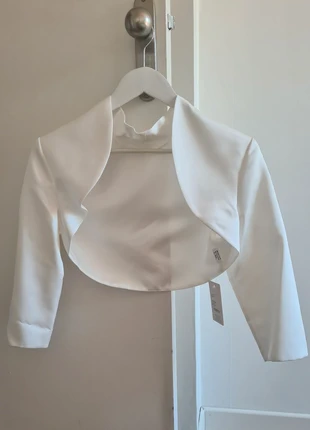 Boléro satin mariage, marca: Bianco Evento, estado: Nuevo con etiquetas, tamaño: S / 36 / 8, 38,00 €, 40,60 € Protección al comprador incluida