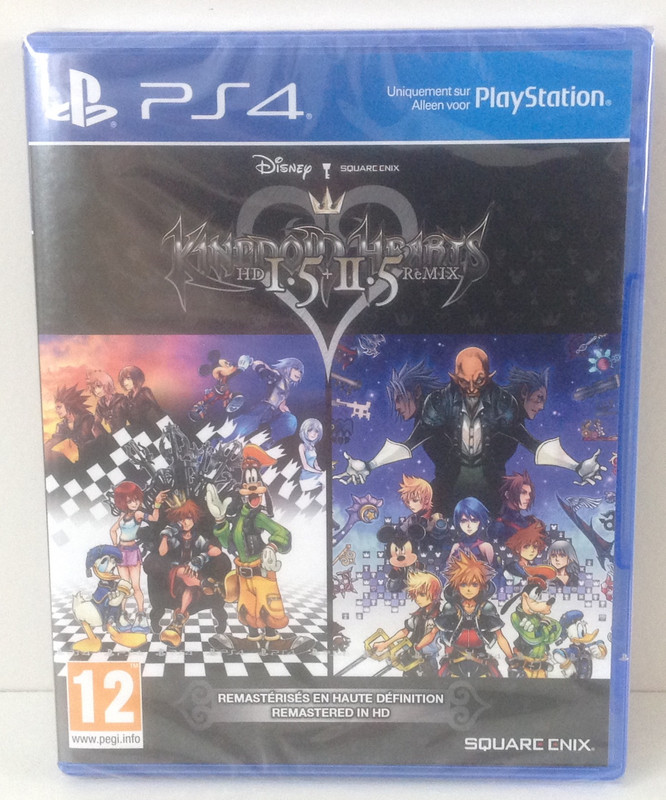 PLAYSTATION 4 PS4 GAME KINGDOM HEARTS HD 1.5 + 2.5 REMIX COMPLETE SQUARE  ENIX